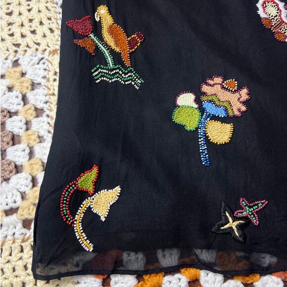 Diagram GRACE CONTINENTAL animal beaded dress - Picture 4 of 13